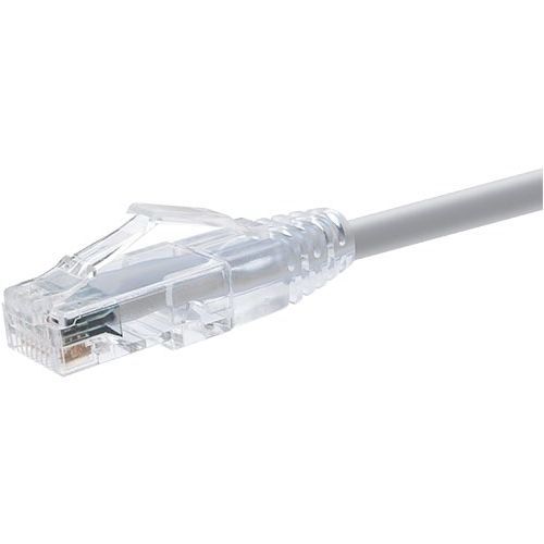 10 FOOT CAT6 SNAGLESS CLEARFIT PATCH CABLE GRAY - HIGH DENSITY CAT6 ULTR 10 FOOT CAT6 SNAGLESS CLEARFIT PATCH CABLE GRAY - HIGH DENSITY CAT6 ULTR