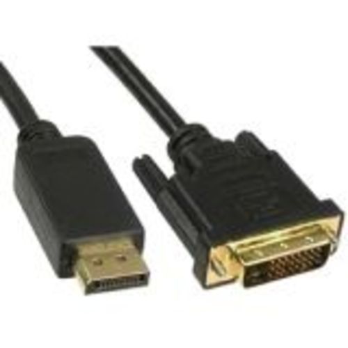 6ft DVI-Digital Dual link to Displayport Male - Male - DisplayPort/DVI for Video Device - 6 ft - 1 x DVI-D (Dual-Link) Male Digital Video - 1 x DisplayPort Male Digital Audio/Video - Black 6ft DVI-Digital Dual link to Displayport Male - Male - DisplayPort/DVI for Video Device - 6 ft - 1 x DVI-D (Dual-Link) Male Digital Video - 1 x DisplayPort Male Digital Audio/Video - Black