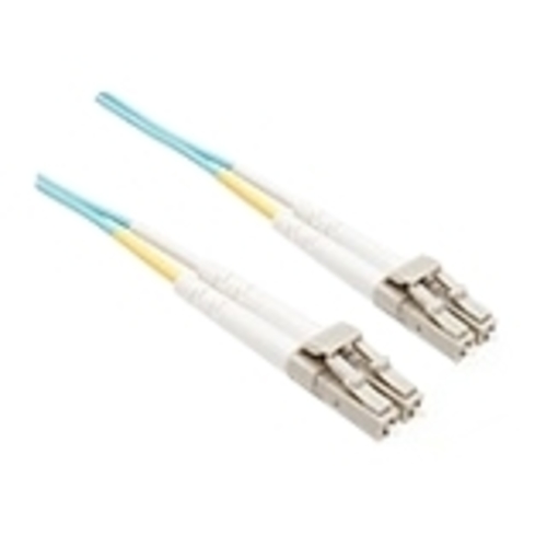 1 METER OM3 10 GIG FIBER OPTIC CABLE AQUA PLENUM JACKET 50/125 MICRON MULTIMOD 1 METER OM3 10 GIG FIBER OPTIC CABLE AQUA PLENUM JACKET 50/125 MICRON MULTIMOD