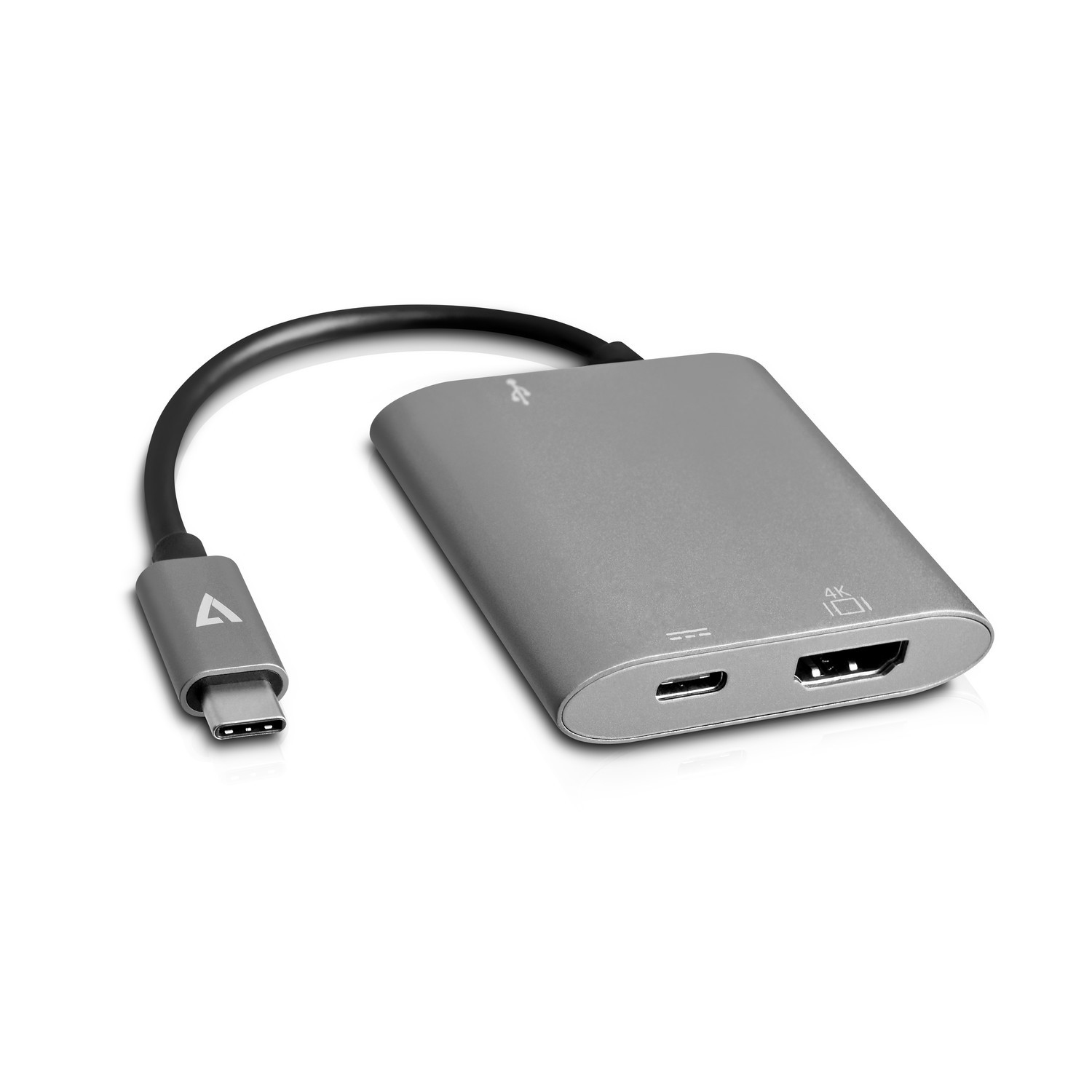 USB-C TO HDMI HUB GREY ALUMINUM 1XHDMI 1XUSB 3. 1XUSB-C USB-C TO HDMI HUB GREY ALUMINUM 1XHDMI 1XUSB 3. 1XUSB-C