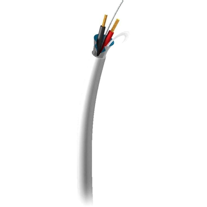 25ft 18 AWG Plenum-Rated Shielded Speaker Wire - for Audio Device Speaker - 25 ft - Bare Wire - Shielding - White 25ft 18 AWG Plenum-Rated Shielded Speaker Wire - for Audio Device Speaker - 25 ft - Bare Wire - Shielding - White