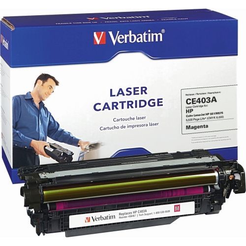 Toner Cartridge - Remanufactured for HP (CE403A) - Magenta - Laser - 5500 Page - 1 Pack Toner Cartridge - Remanufactured for HP (CE403A) - Magenta - Laser - 5500 Page - 1 Pack