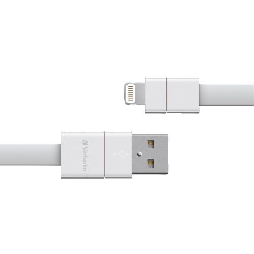Sync & Charge - Lightning cable - Lightning (M) to USB (M) - 7 in - white - flat Sync & Charge - Lightning cable - Lightning (M) to USB (M) - 7 in - white - flat