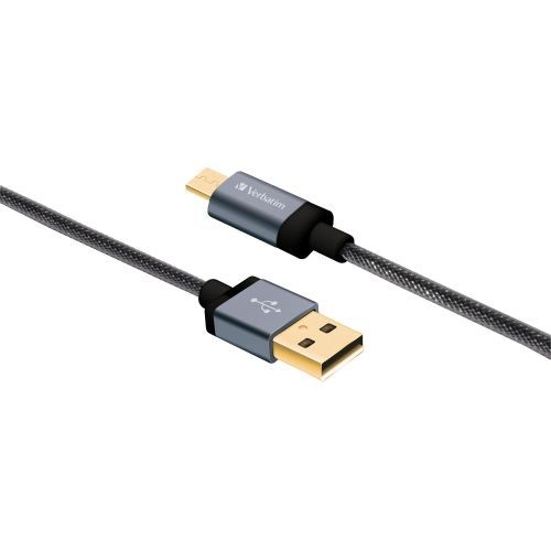 Sync and Charge - USB cable - USB (M) to Micro-USB Type B (M) - 2.1 A - 4 ft - black Sync and Charge - USB cable - USB (M) to Micro-USB Type B (M) - 2.1 A - 4 ft - black