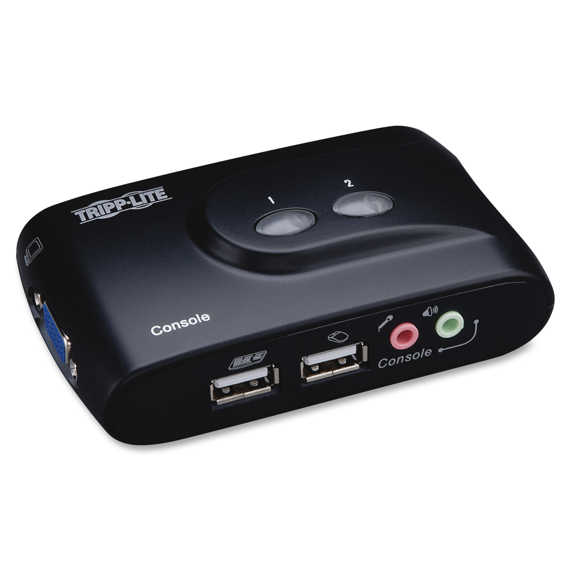 Lite 2-Port USB KVM Switch - 2 x 1 - 2 x HD-15 Keyboard/Mouse/Video