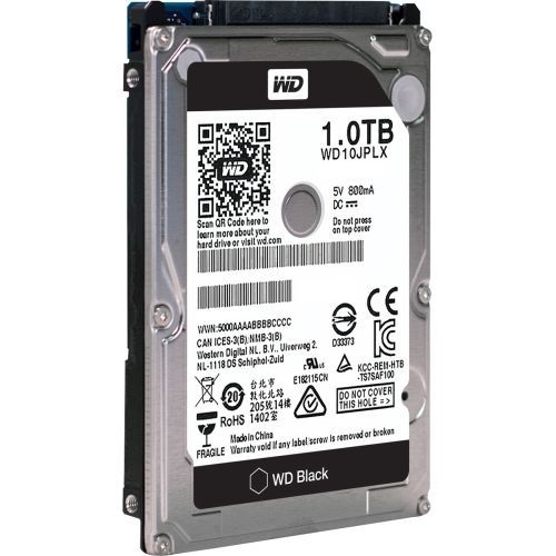 WD TDSourcing Black Performance Hard Drive - Hard drive - 1 TB - internal - 2.5 inch - SATA 6Gb/s - 7200 rpm - buffer: 32 MB WD TDSourcing Black Performance Hard Drive - Hard drive - 1 TB - internal - 2.5 inch - SATA 6Gb/s - 7200 rpm - buffer: 32 MB