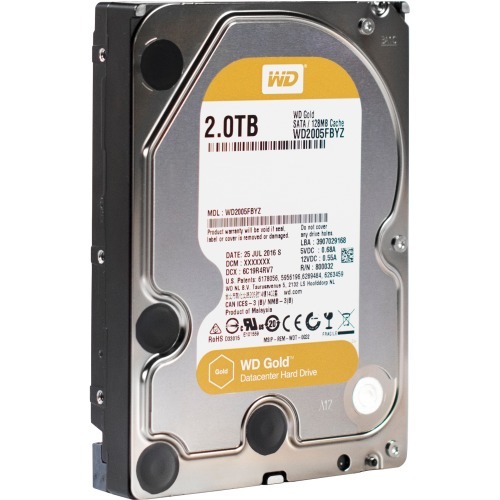 WD TDSourcing Gold Datacenter Hard Drive - Hard drive - 2 TB - internal - 3.5 inch - SATA 6Gb/s - 7200 rpm - buffer: 128 MB