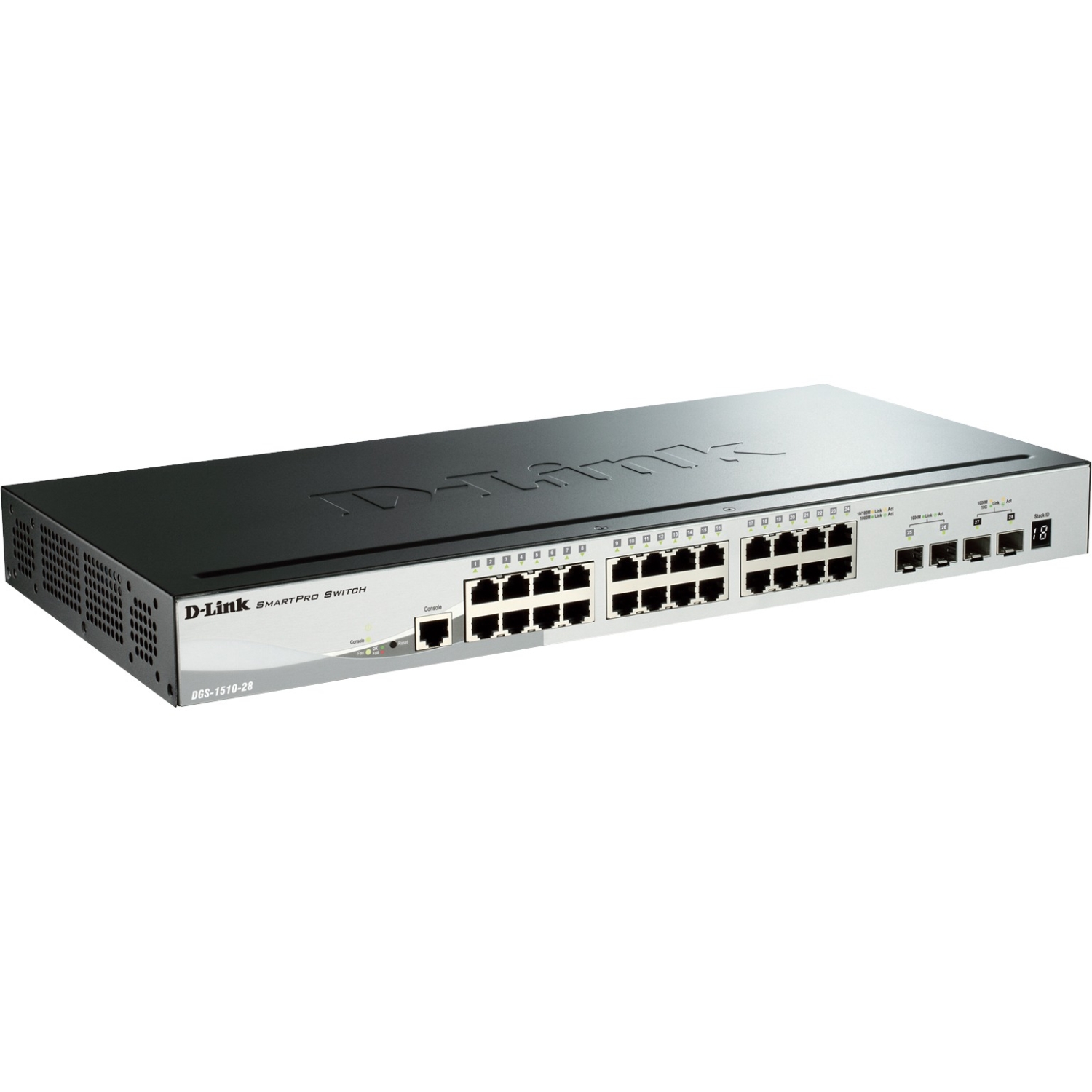 28 Port Gigabit SmartPro Switch - 28 Ports - Manageable - Stack Port - 4 x Expansion Slots - 10/100/1000Base-T 10GBase-X - No - No - 4 x SFP+ Slots - 3 Layer Supported - 1U High - Rack-mountableLifetime Limited Warranty 28 Port Gigabit SmartPro Switch - 28 Ports - Manageable - Stack Port - 4 x Expansion Slots - 10/100/1000Base-T 10GBase-X - No - No - 4 x SFP+ Slots - 3 Layer Supported - 1U High - Rack-mountableLifetime Limited Warranty