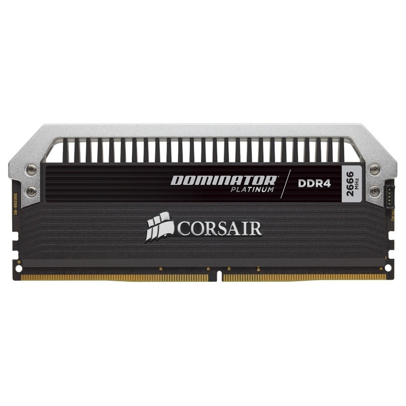 Dominator Platinum Series 16GB (4 x 4GB) DDR4 DRAM 2666MHz C16 Memory Kit - 16 GB (4 x 4 GB) - DDR4 SDRAM - 2666 MHz DDR4-2666/PC4-21300 - 1.20 V - Non-ECC - Unbuffered - 288-pin - DIMM Dominator Platinum Series 16GB (4 x 4GB) DDR4 DRAM 2666MHz C16 Memory Kit - 16 GB (4 x 4 GB) - DDR4 SDRAM - 2666 MHz DDR4-2666/PC4-21300 - 1.20 V - Non-ECC - Unbuffered - 288-pin - DIMM