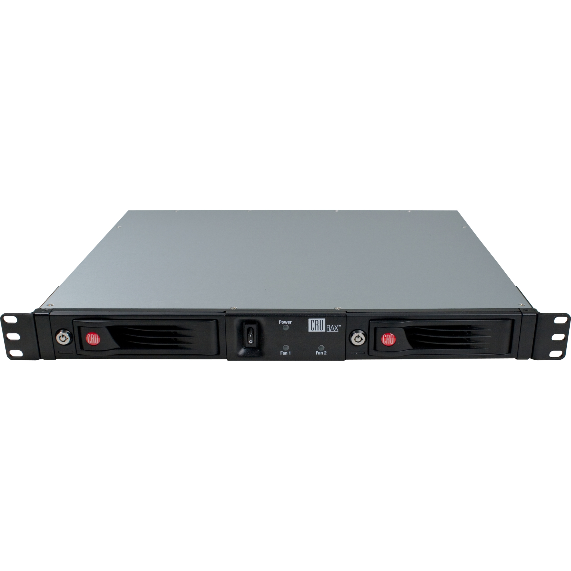 RAX210-XJ 1U rackmount enclosure with 2 RAX210-XJ 1U rackmount enclosure with 2