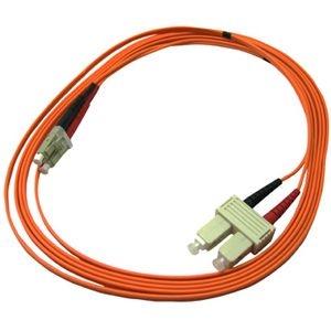 10-Gigabit Optimized Fiber Optic Patch Cord - Patch cable - LC multi-mode (M) - SC multi-mode (M) - 6.6 ft - fiber optic - 50 / 125 micron - purple 10-Gigabit Optimized Fiber Optic Patch Cord - Patch cable - LC multi-mode (M) - SC multi-mode (M) - 6.6 ft - fiber optic - 50 / 125 micron - purple