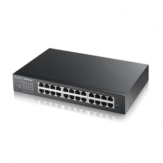24-Port GbE Smart Managed Switch - 24 Ports - Manageable - 24 x RJ-45 - 10/100/1000Base-T - Desktop