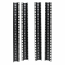 NetShelter CX Mini 12U Vertical Mounting Rail Kit - Rack rail kit - black - 12U