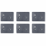 Cable Containment Brackets with PDU Mounting - PDU mounting brackets - black - for NetShelter SX
