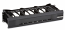HORIZONTAL 19IN IT RACKMOUNT CA BLE MANAGER 2U SINGLE-SIDED BLACK