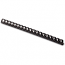 Plastic Combs - Round Back 3/8 inch  55 sheets Black 100 pk - 0.4 inch Height x 10.8 inch Width x 0.4 inch Depth - 55 x Sheet Capacity - For Letter 8.50 inch x 11 inch Sheet - Black - Plastic - 100 / Pack