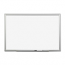 Premium Porcelain Dry Erase Board - 48 inch Width x 36 inch Height - Surface - Aluminum Frame - Film - 1 Each