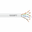 1000-FT WHITE CAT5E SOLID CABLE 350MHZ UTP CMP
