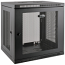 12U Wall Mount Rack Enclosure Server Cabinet Low Profile Deep - Rack enclosure cabinet - black - 12U - 19 inch
