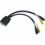 S-VIDEO / COMPOSITE CABLE - 60 PIN LFH - MALE - 4 PIN MINI-DIN;RCA - MALE - 1 FE