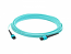 Crossover cable - MPO/UPC multi-mode (F) to MPO/UPC multi-mode (F) - 7 m - fiber optic - 50 / 125 micron - OM4 - halogen-free - aqua