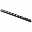 Plastic Combs - Round Back 1/2 inch  90 sheets Black 100 pk - 0.5 inch Height x 10.8 inch Width x 0.5 inch Depth - 90 x Sheet Capacity - For Letter 8.50 inch x 11 inch Sheet - Black - Plastic - 100 / Pack
