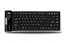 Antimicrobial Waterproof Flex Keyboard - Cable - Black - USB - 87 Key - English (US) - Computer - QWERTY - Industrial Silicon Rubber