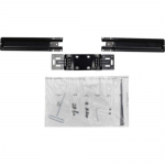 Mounting component (double hinged bow) for 2 LCD displays - black - screen size: up to 25 inch