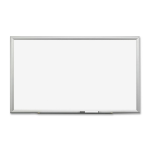 Premium Porcelain Dry Erase Board - 60 inch Width x 36 inch Height - Surface - Aluminum Frame - Film - 1 Each