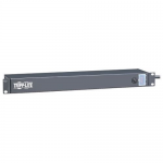 Power Strip Rackmount Metal 120V 5-15R 6 Rear Face Outlet 1URM - Power strip (rack-mountable) - AC 120 V - input: NEMA 5-15 - output connectors: 6 (NEMA 5-15) - 1U - 19 inch - 15 ft cord - black