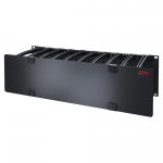 Cable Management - Rack cable management panel with cover - black - 3U - for P/N: SMTL1000RMI2UC SMX1000C SMX1500RM2UC SMX1500RM2UCNC SMX750C SMX750CNC
