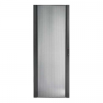 NETSHELTER SX 42U 600MM WIDE PERFORATED CURVED DOOR BLACK