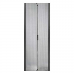 NETSHELTER SX 42U 750MM WIDE PERFORATED SPLIT DOORS BLACK