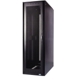 S-Series Rack: 42U 24 inch W 42 inch D Without Panels - 42U Wide - Black