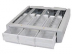 StyleView Supplemental Storage Drawer Triple - Mounting component ( drawer module ) - gray white