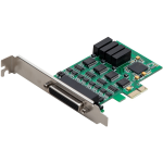 Multimedia 4-port PCIe Serial Card - PCI Express 2.0 x1 - 4 x RS-232 Serial Via Cable - Plug-in Card