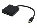 Video / audio adapter - DisplayPort / HDMI - Mini DisplayPort (M) - 19 pin HDMI (F) - 7.9 in - black (pack of 5 ) - for Microsoft Surface 3 Pro Pro 2 Pro 3