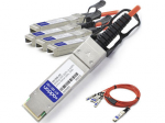 3m Cisco Compatible QSFP+ Breakout AOC - Network cable - SFP+ (M) to QSFP+ (M) - 10 ft - fiber optic - active