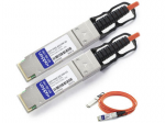 Fiber Optic Network Cable - Fiber Optic for Network Device - 32.81 ft - 1 x QSFP+ Network - 1 x QSFP+ Network