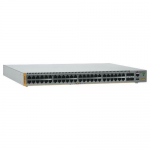 Telesis AT-x510-52GTX Stackable Gigabit Edge Switch - 48 Ports - Manageable - 48 x RJ-45 - Stack Port - 4 x Expansion Slots - 10/100/1000Base-T - Rack-mountable