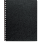 Linen Presentation Covers - Oversize Black 200 Pack - 8.75 inch Width x 11.25 inch Length Sheet Size - Linen - Black - 200 / Pack