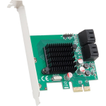 4PORT SATA III PCIE2.0X1 MARVELL 9215 NON-RAID CTLR CARD